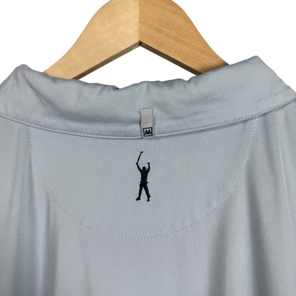 Mizzen + Main Phil Mickelson Men’s Golf Polo in Baby Blue Size XXL - Picture 7 of 9